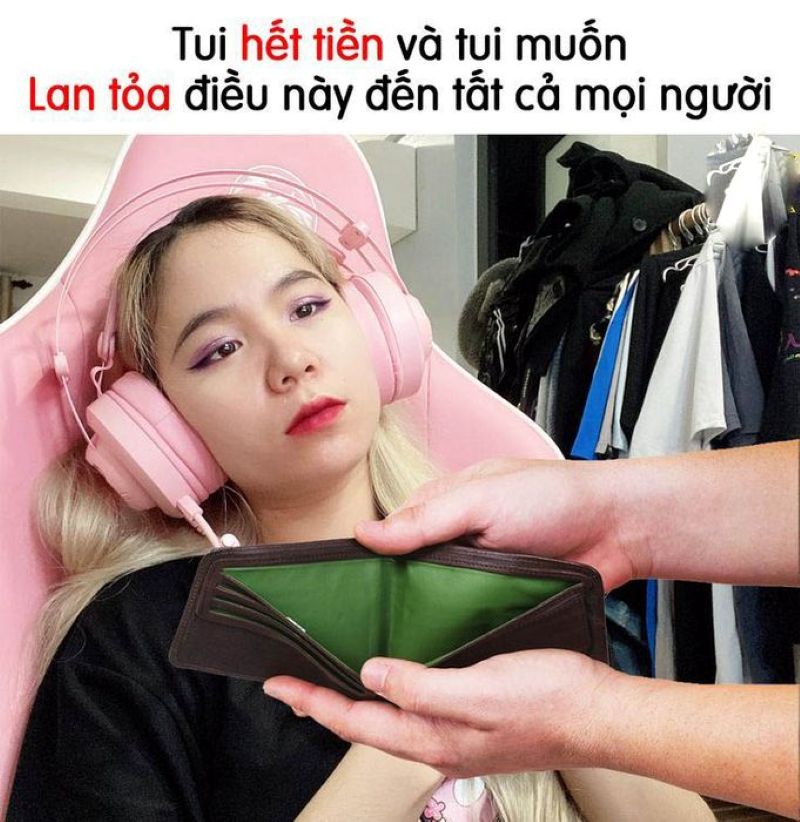 hình ảnh tài khoản hết tiền