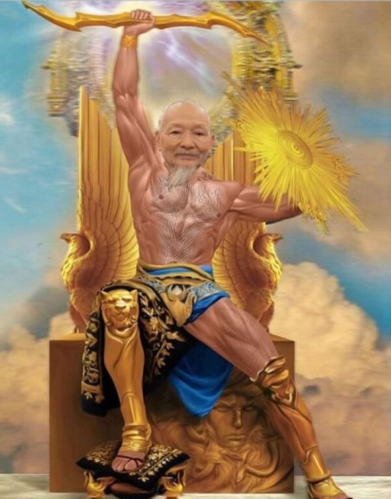 hình ảnh thầy ông nội