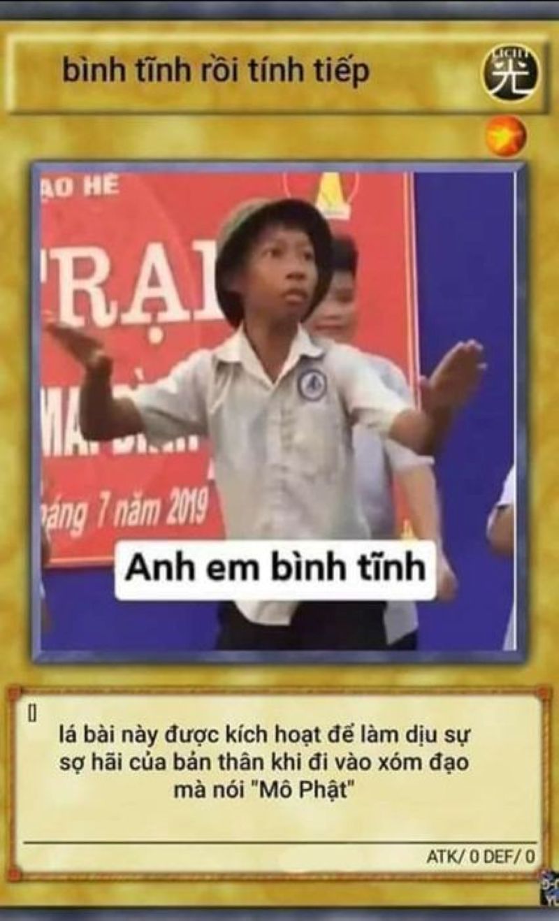 hình ảnh thẻ bài meme