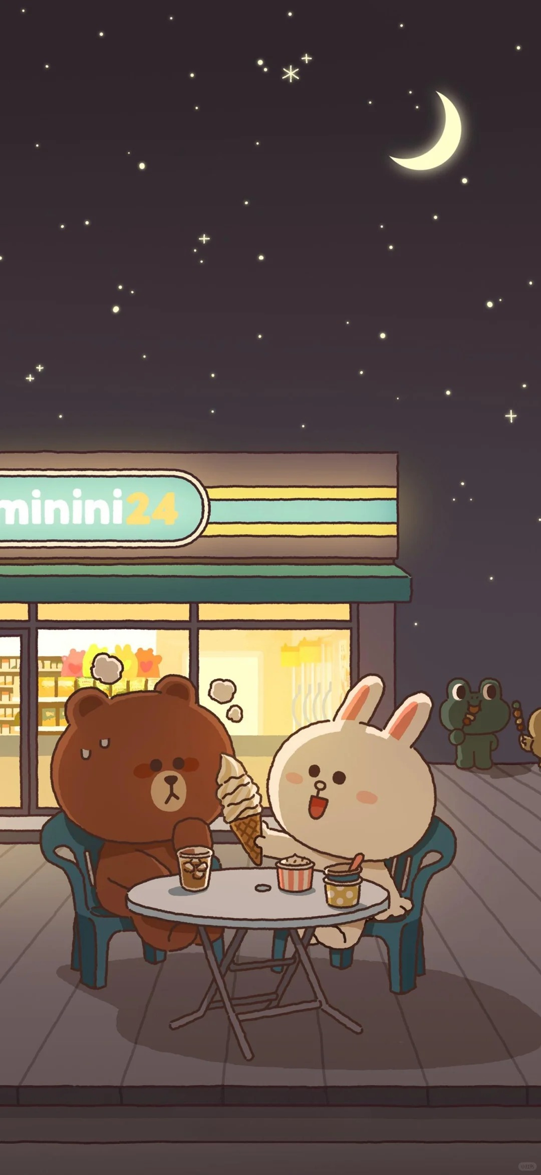 hình gấu nâu cute