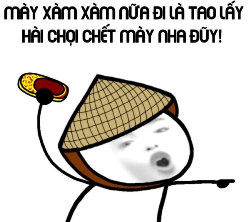 hình meme chửi