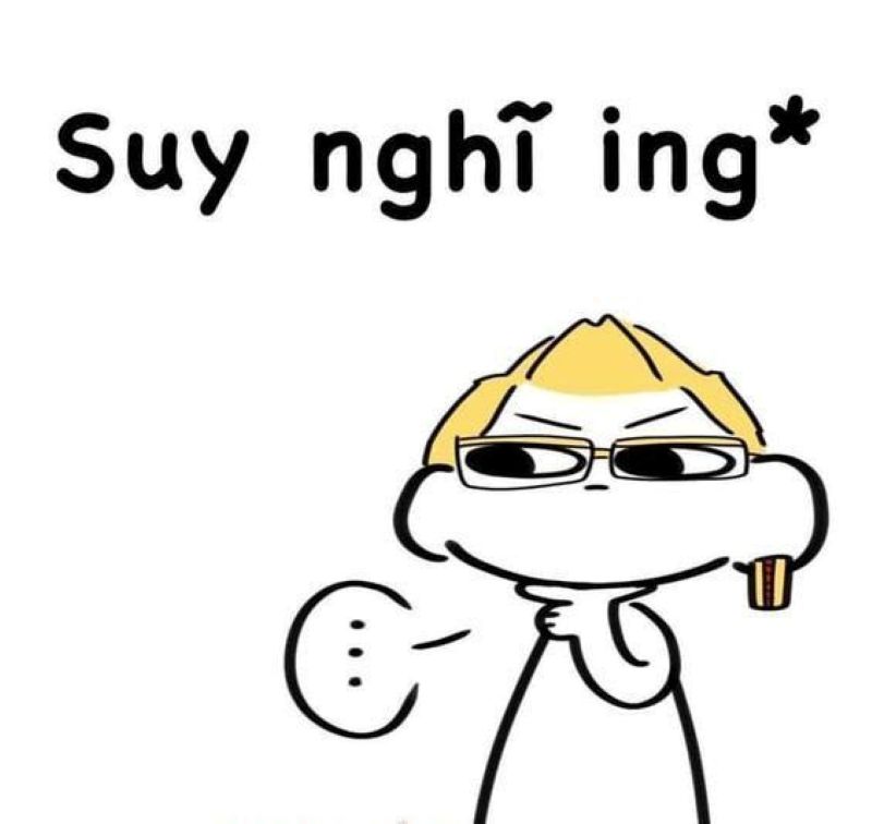 hình meme suy nghĩ