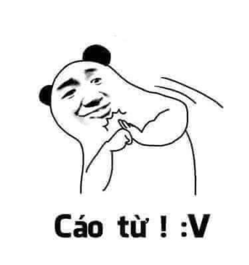 hình meme từ chối nhận