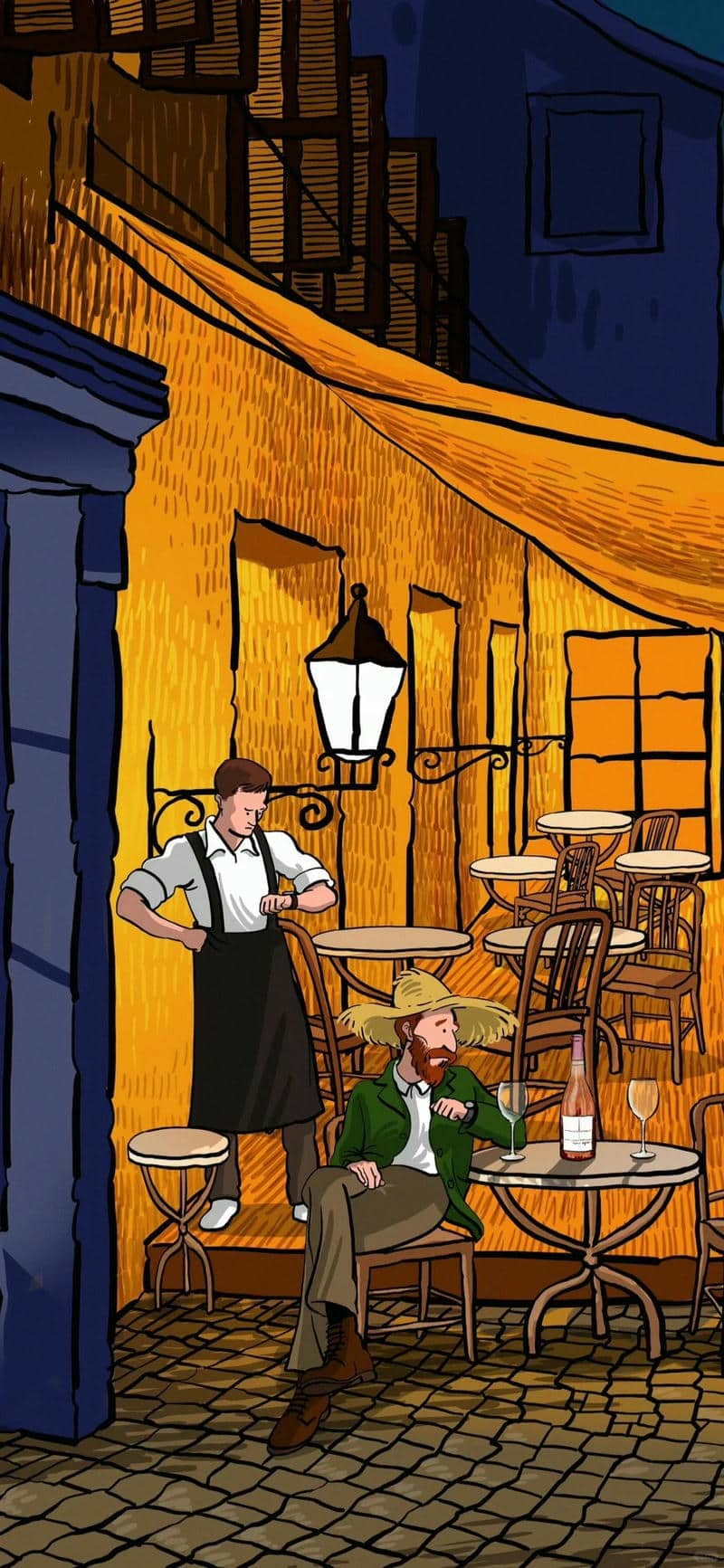 hình nền Van Gogh 4k