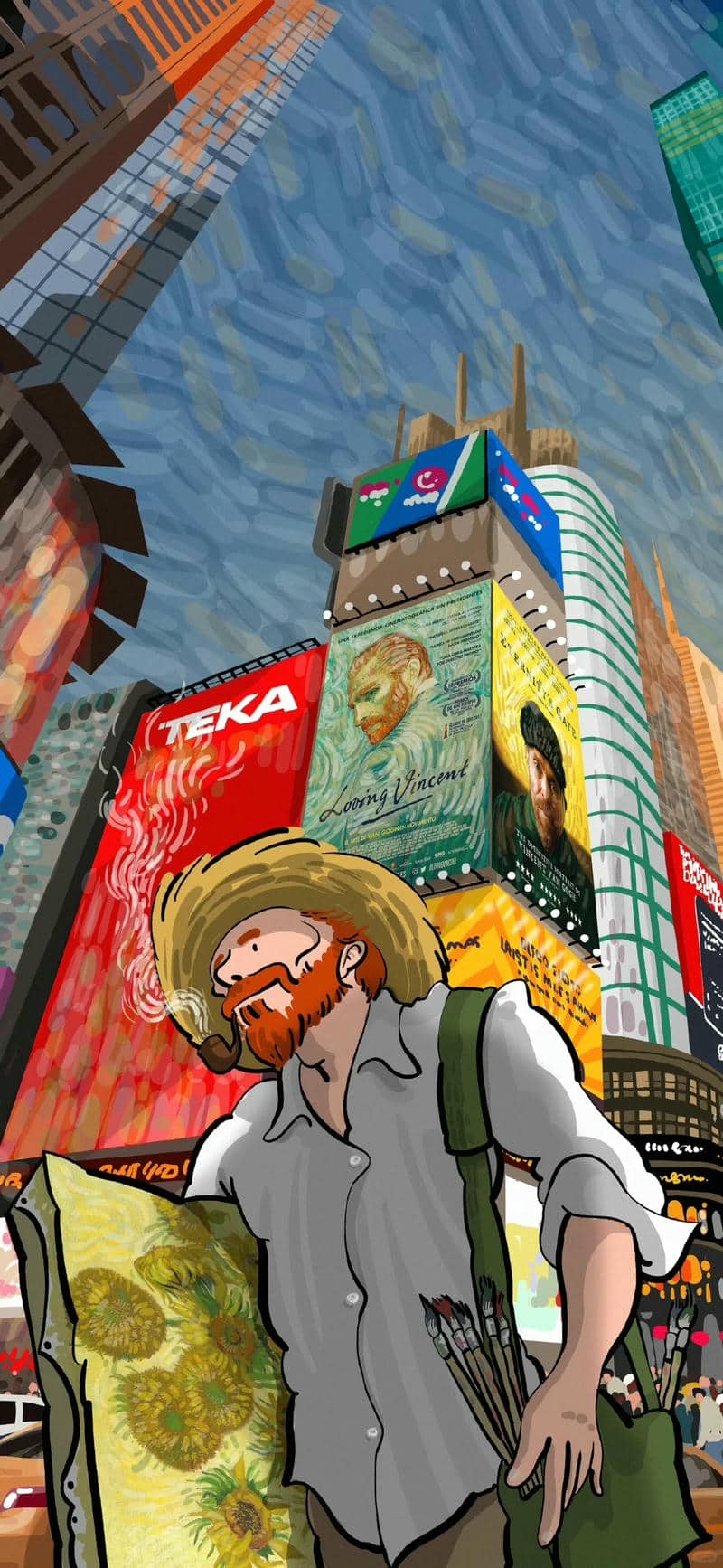hình nền Van Gogh đẹp cho đt