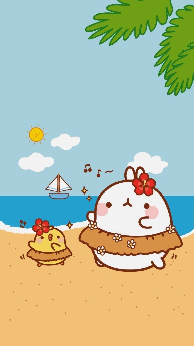 hình nền ảnh molang cute