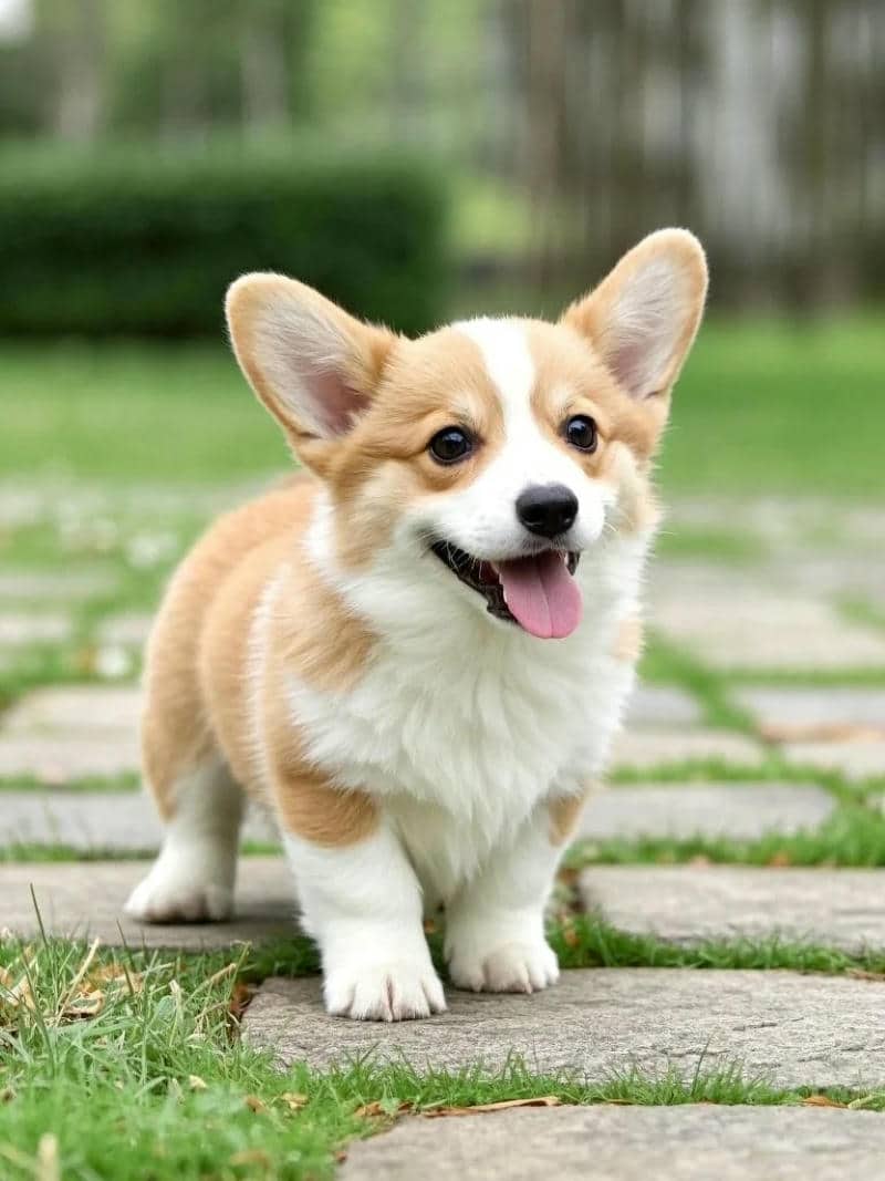 hình nền chó corgi cute