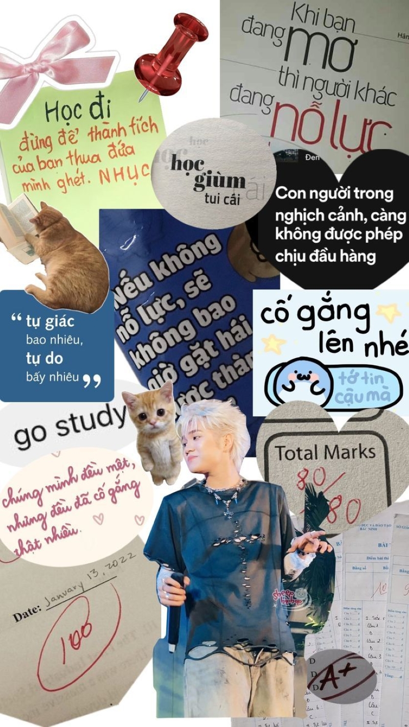 hình nền cute có chữ