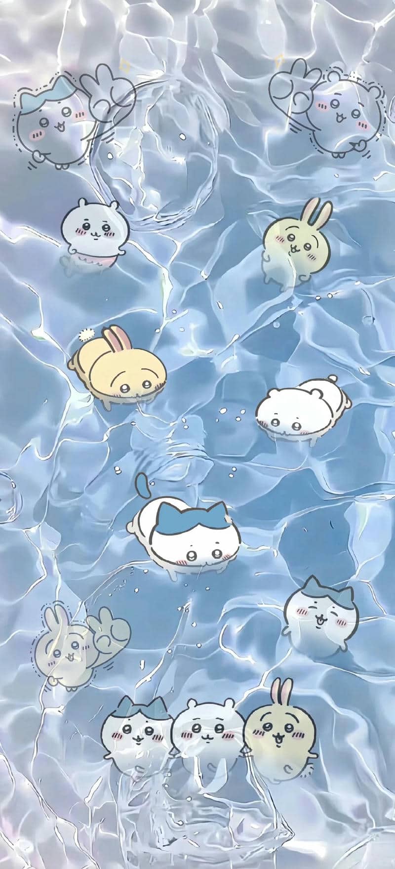 hình nền cute màu xanh dương