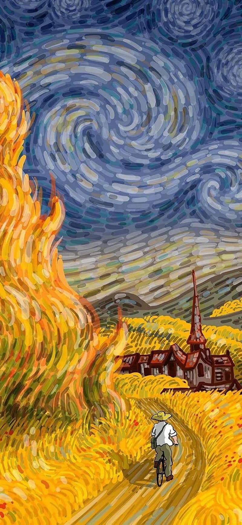 hình nền điện thoại ảnh Van Gogh