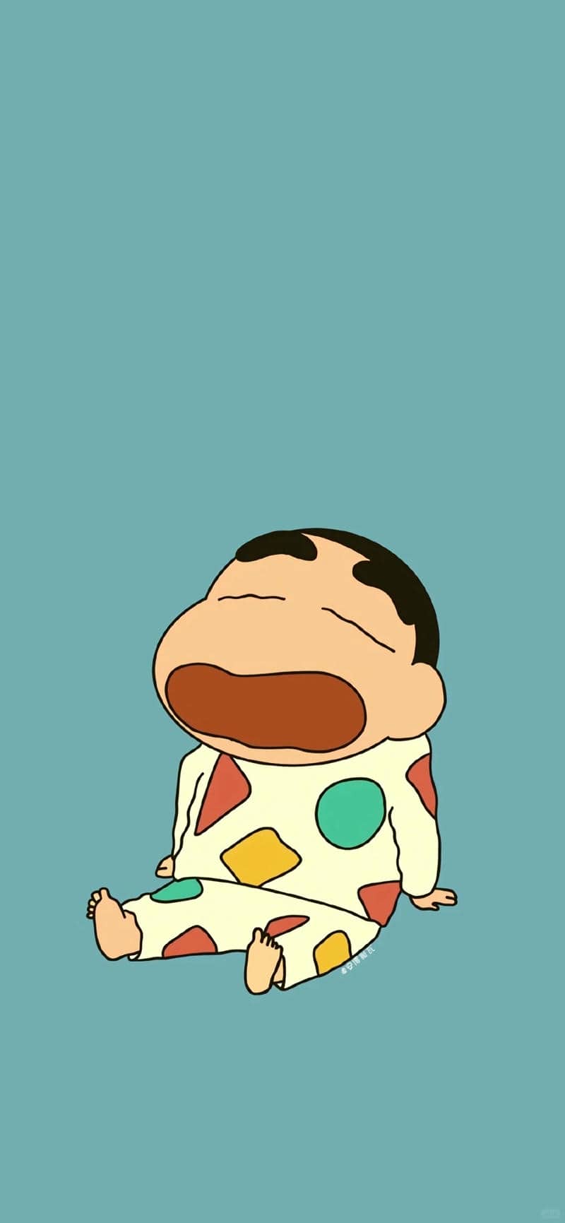 hình nền điện thoại cu shin dễ thương
