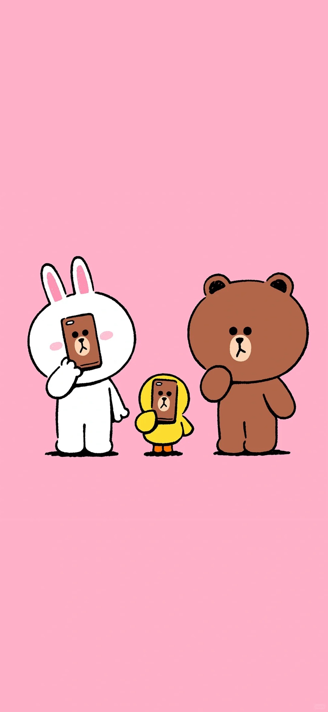 hình nền gấu brown và thỏ cony