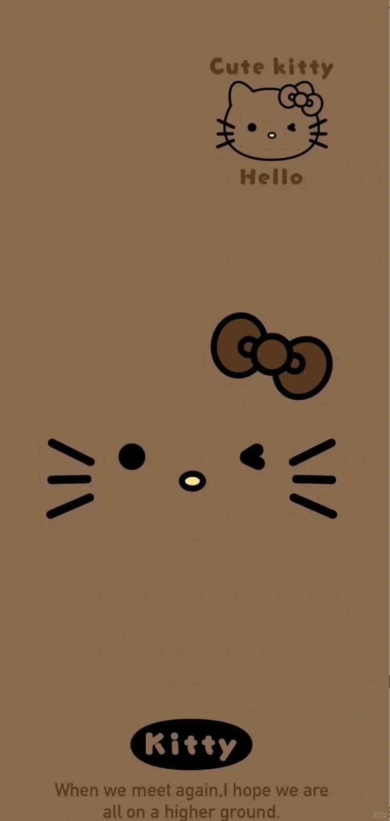 hình nền màu nâu cute cho điện thoại