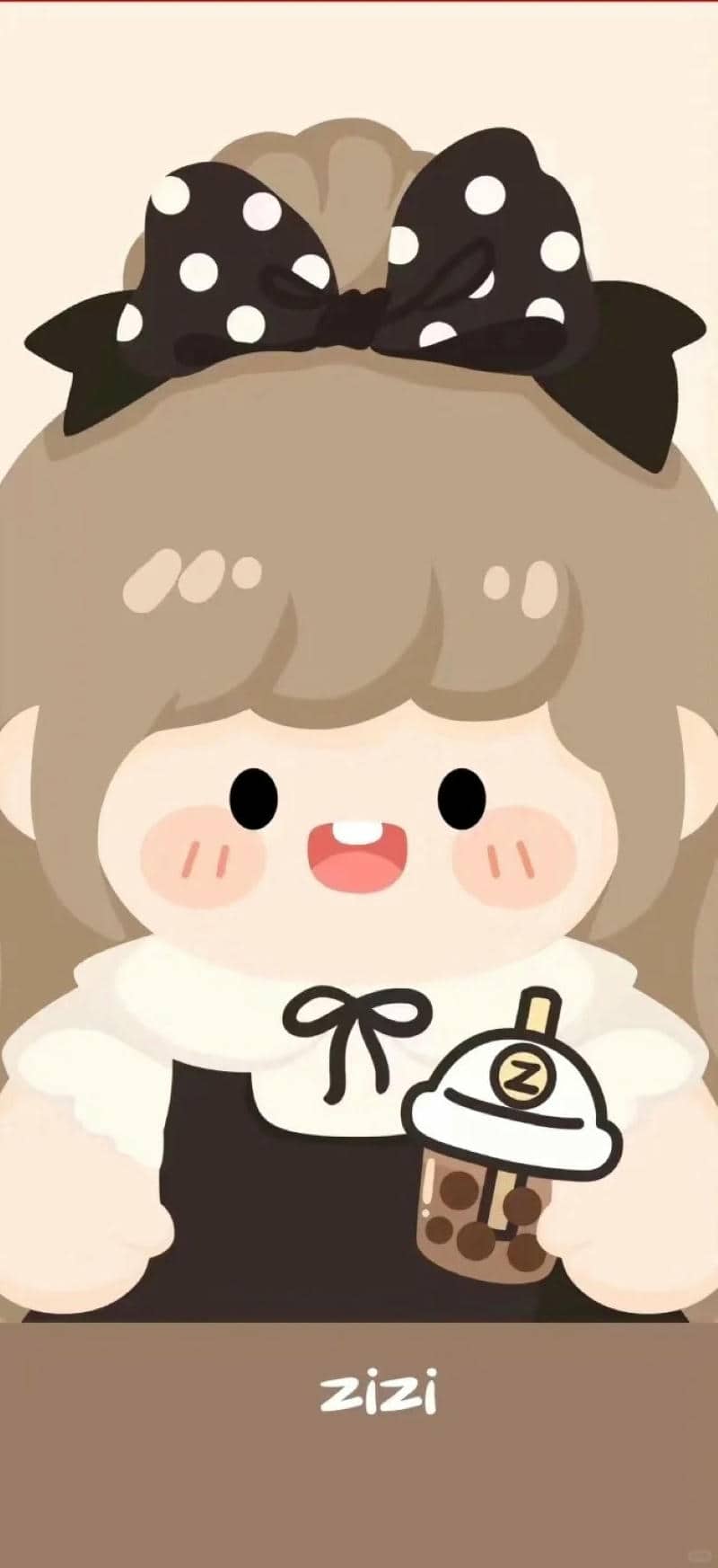 hình nền màu nâu nhạt cute