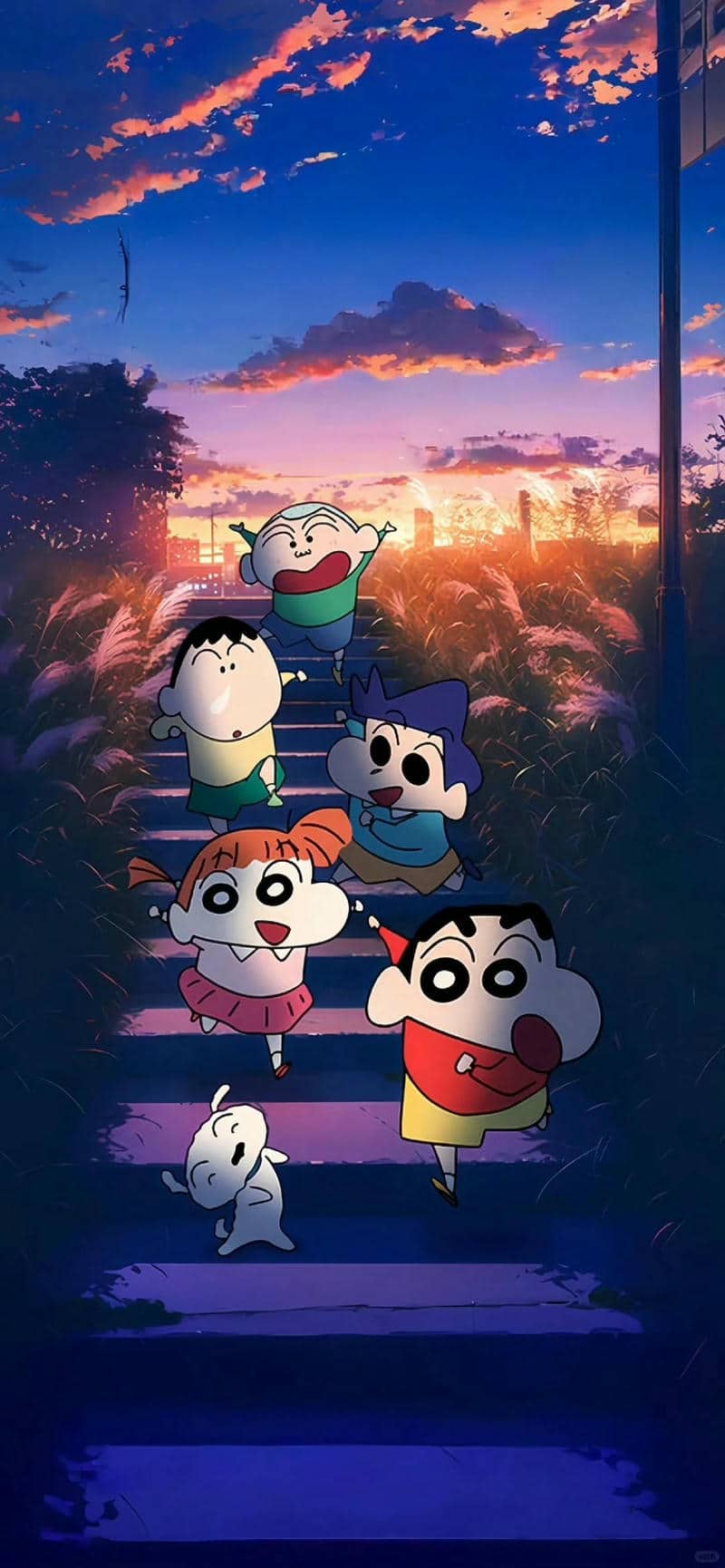 hình nền shin cute
