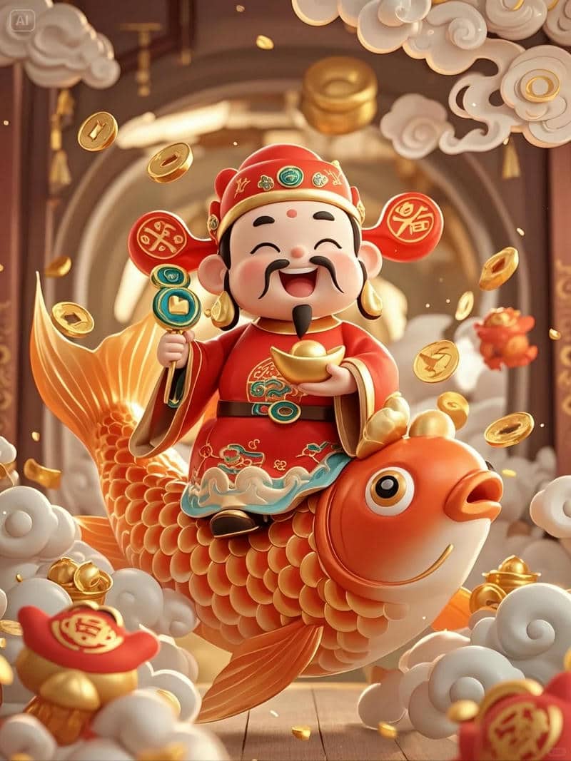 hình nền thần tài đẹp