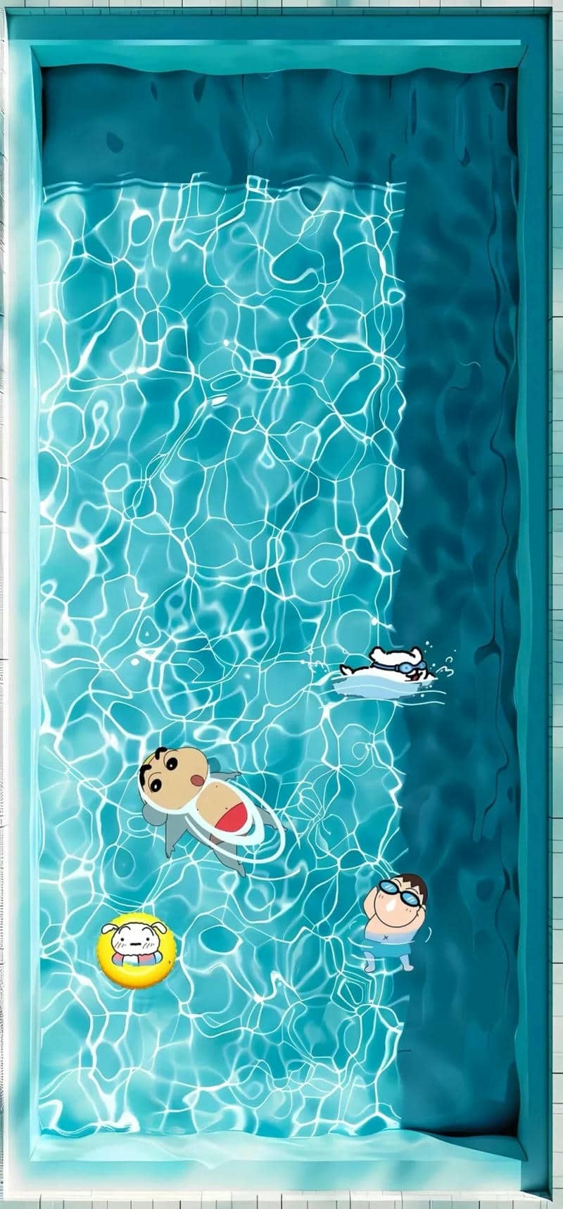 iphone hình nền cute màu xanh