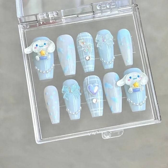 mẫu nail cinnamoroll đẹp