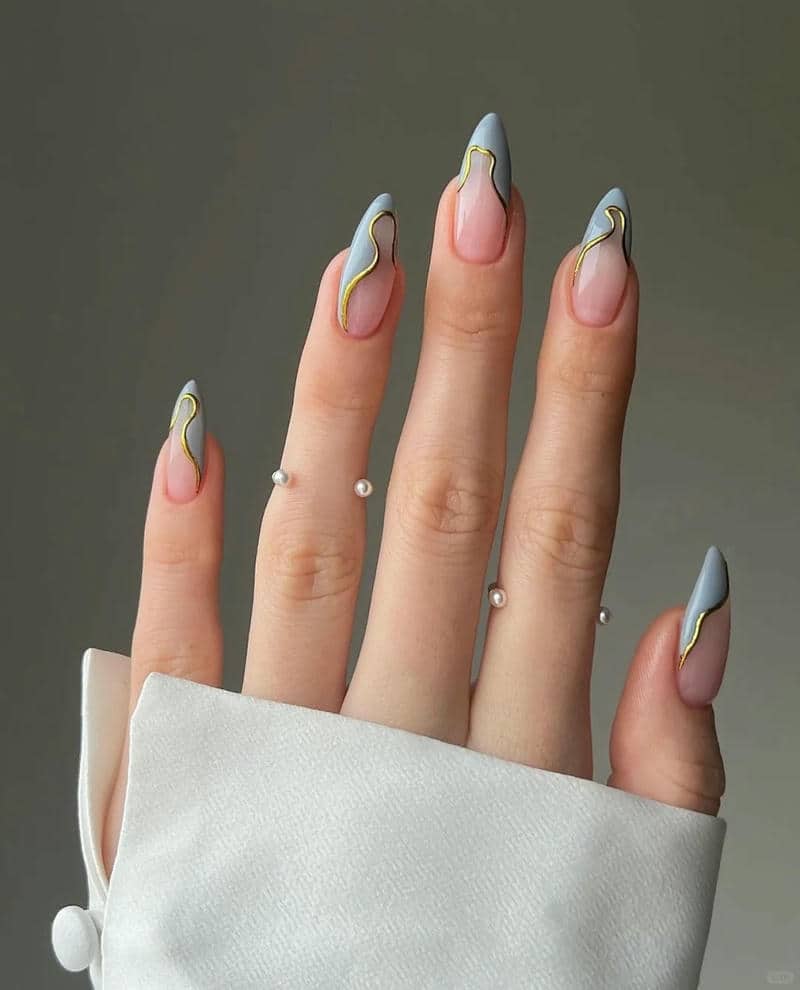 mẫu nail đẹp sơn đầu móng