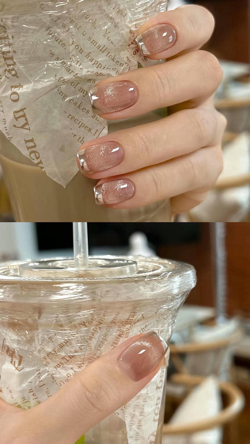 mẫu nail vuông
