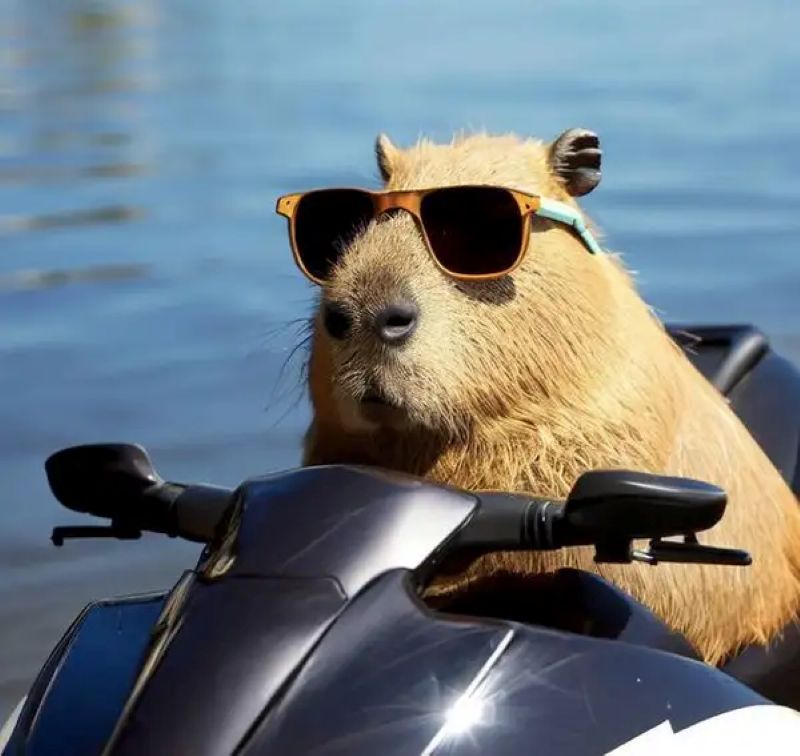 meme capybara hài hước