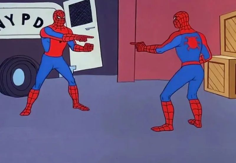 meme chỉ tay hài