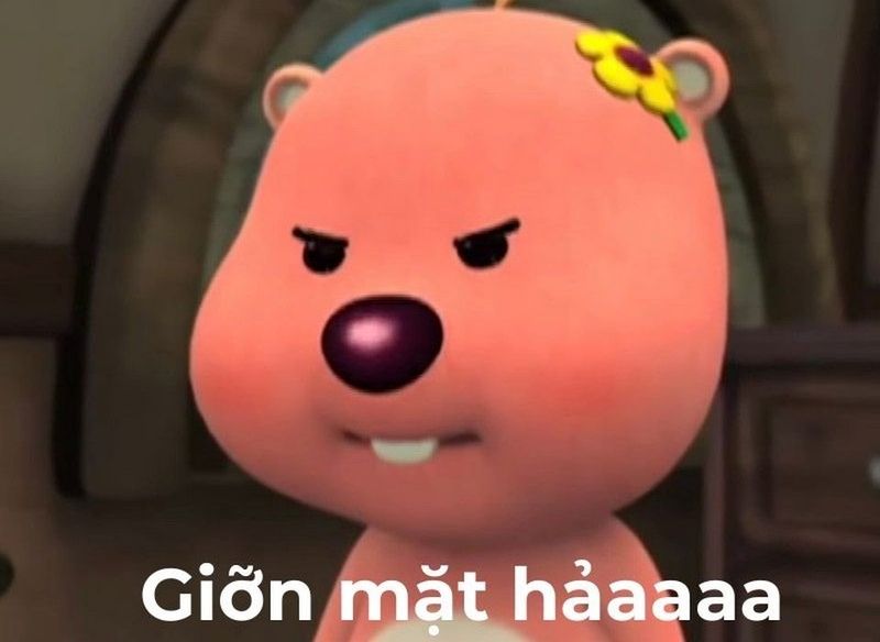 meme tức giận cute