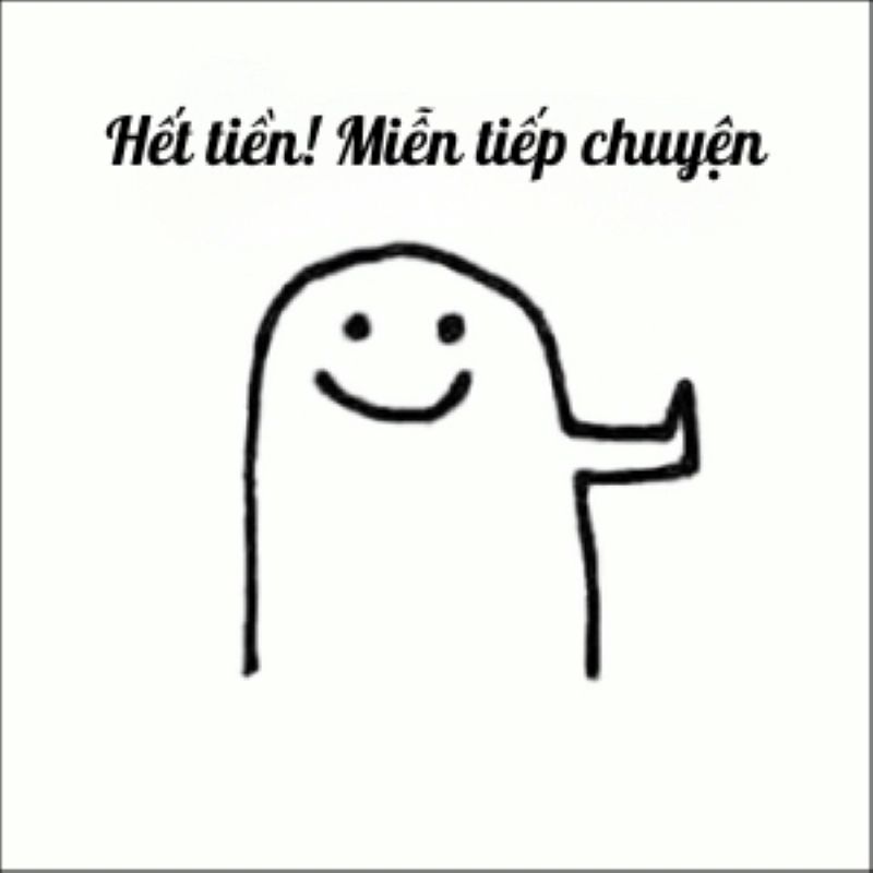 meme ví hết tiền
