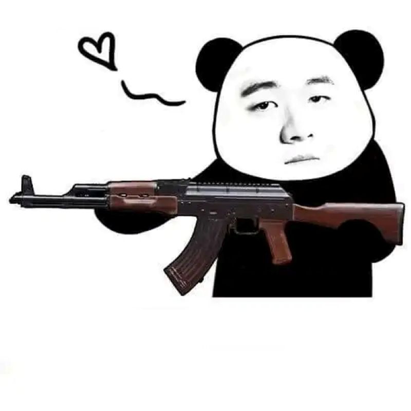 mèo cầm súng ak