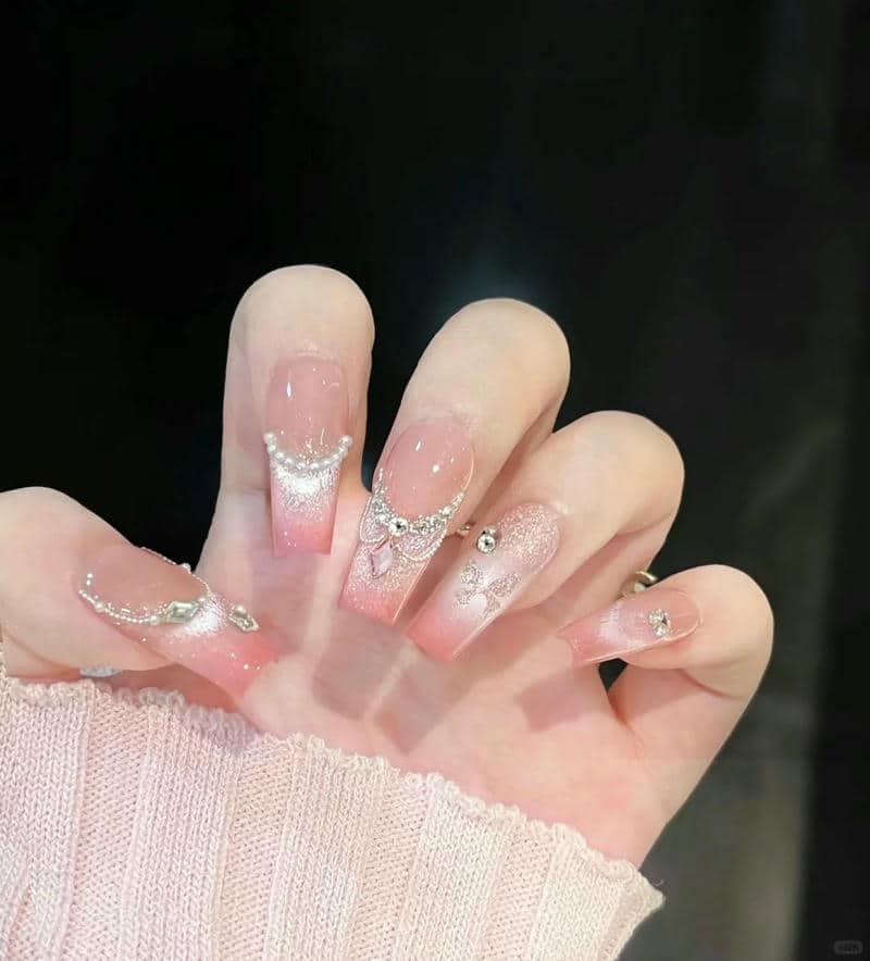 nail bánh bèo nhẹ nhàng