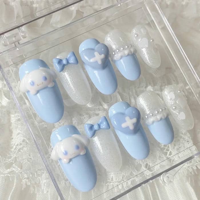 nail cinnamoroll đáng yêu