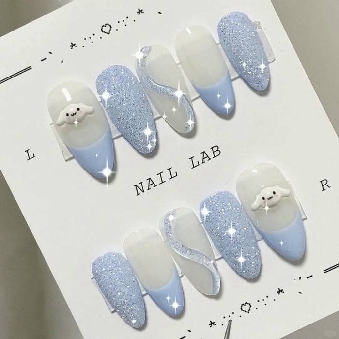 nail cinnamoroll đẹp