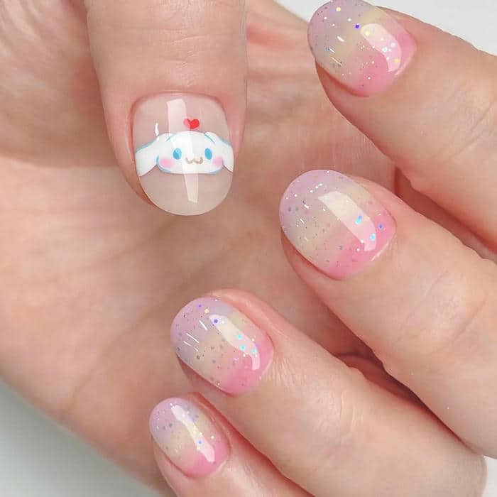 nail đẹp cinnamoroll