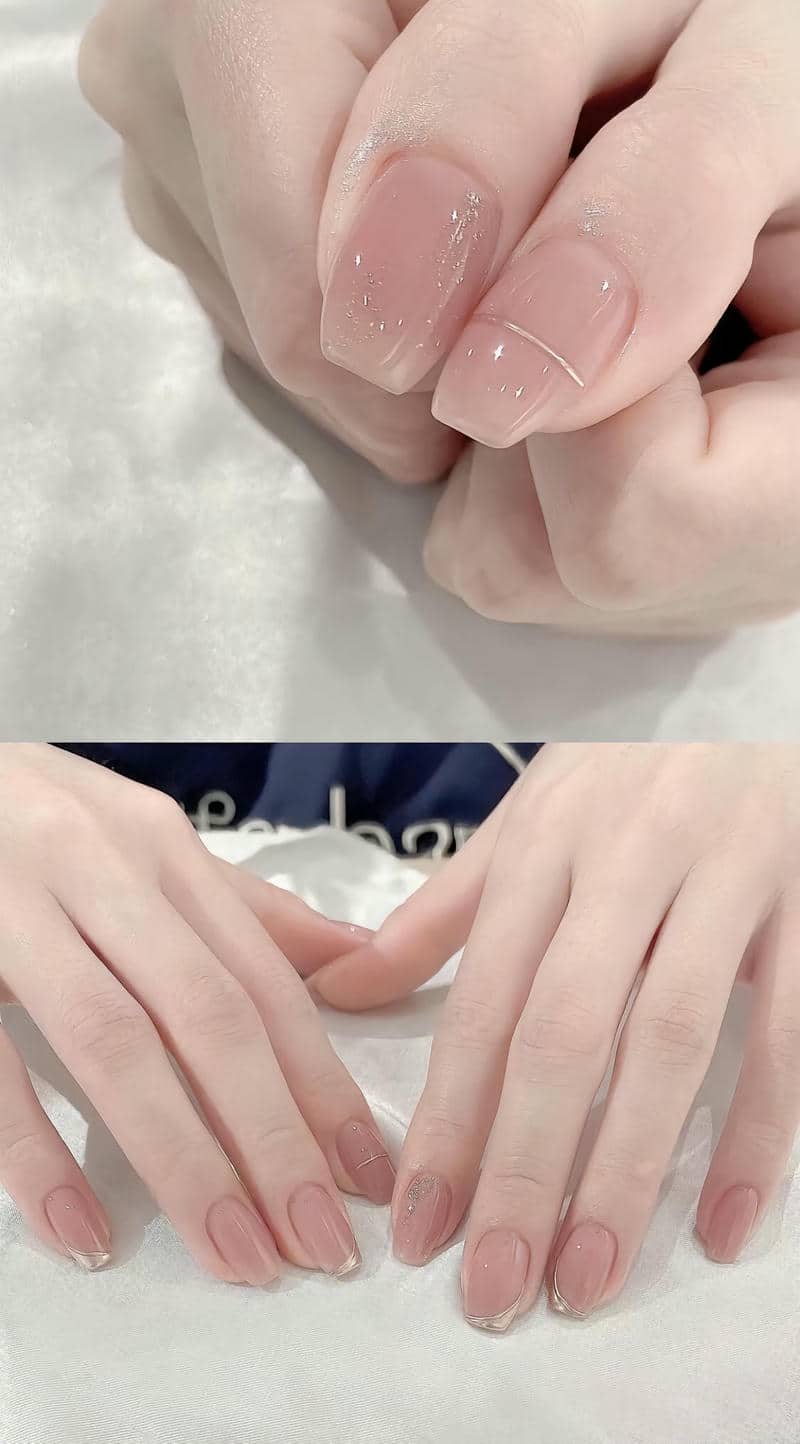 nail hồng nude