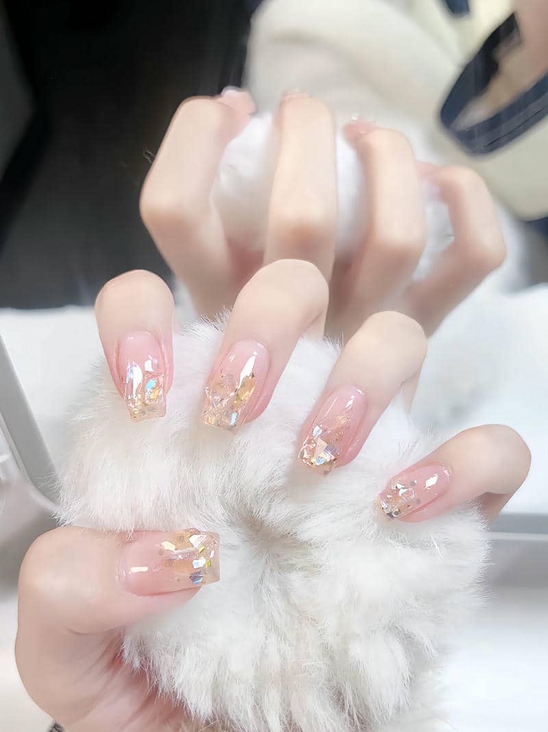 nail móng vuông ngắn