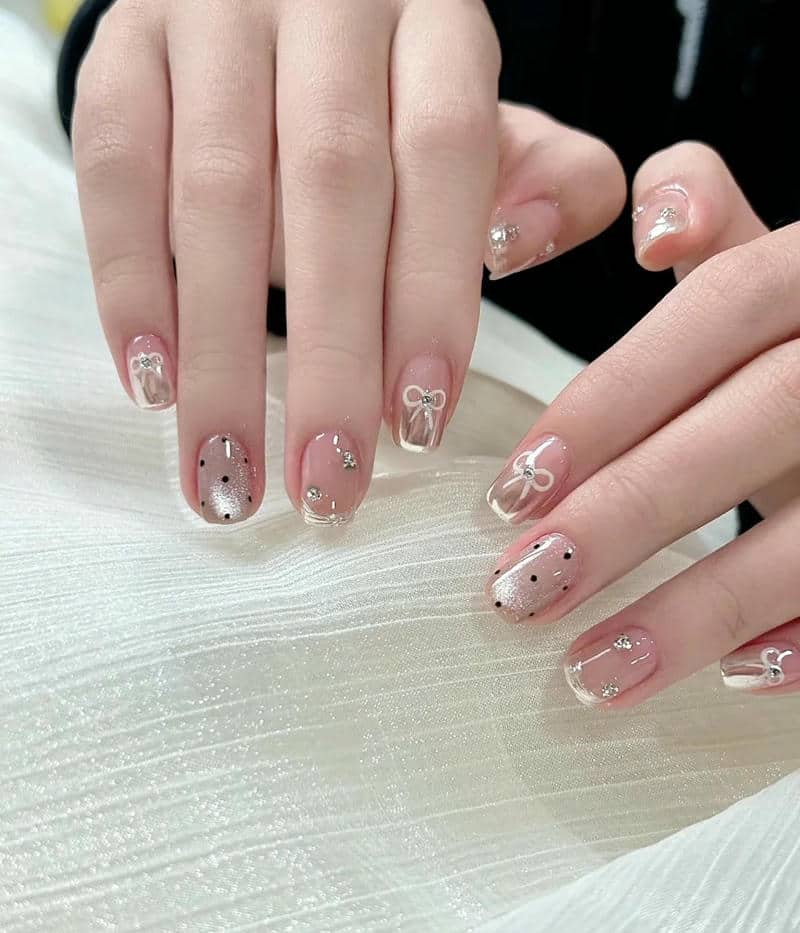 nail thiết kế cho móng ngắn