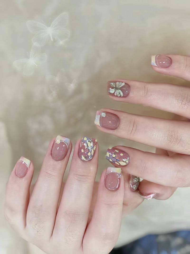 nail xinh móng vuông