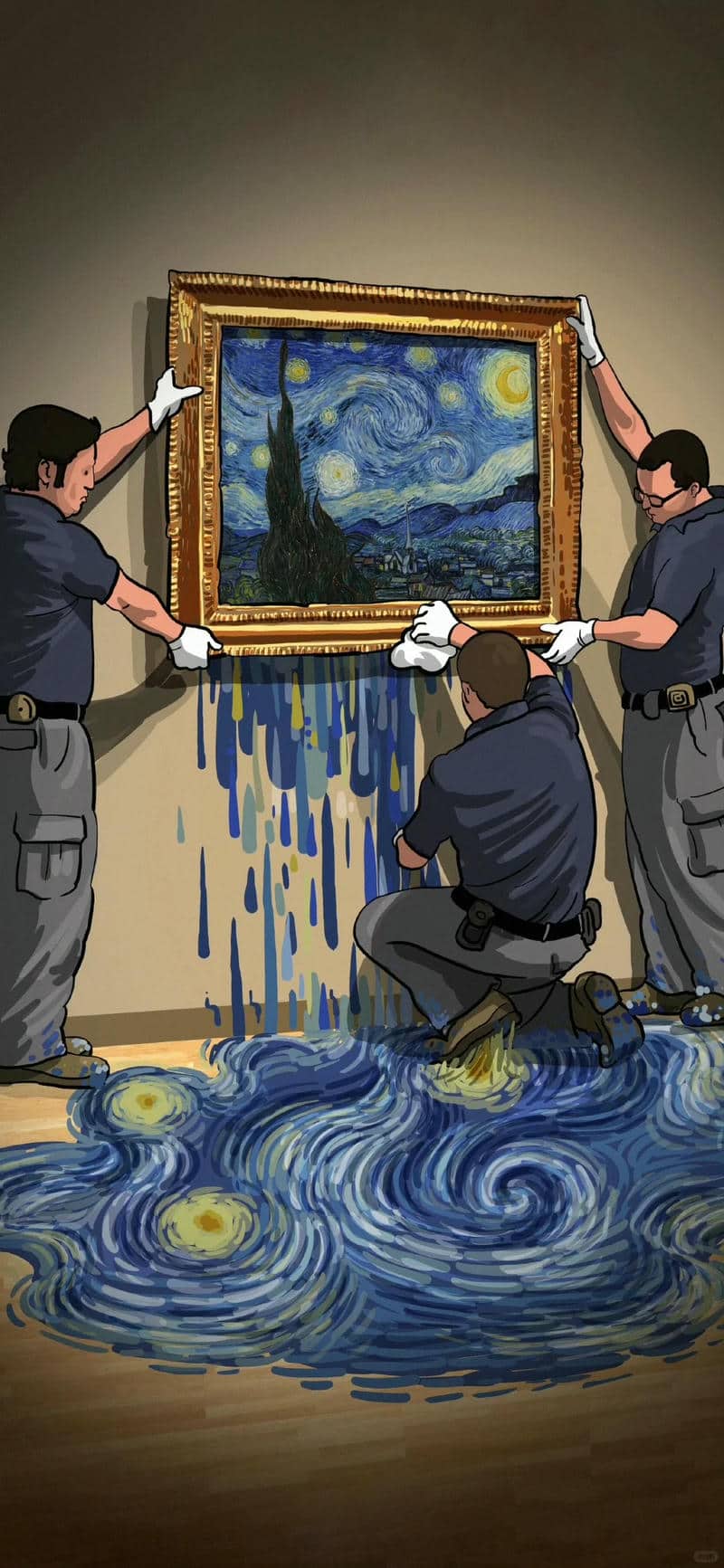 nền đẹp Van Gogh cho điện thoại