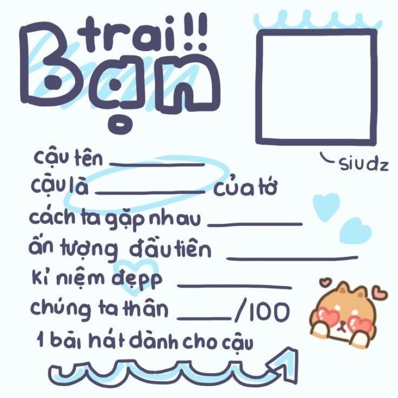 phiếu bé ngoan