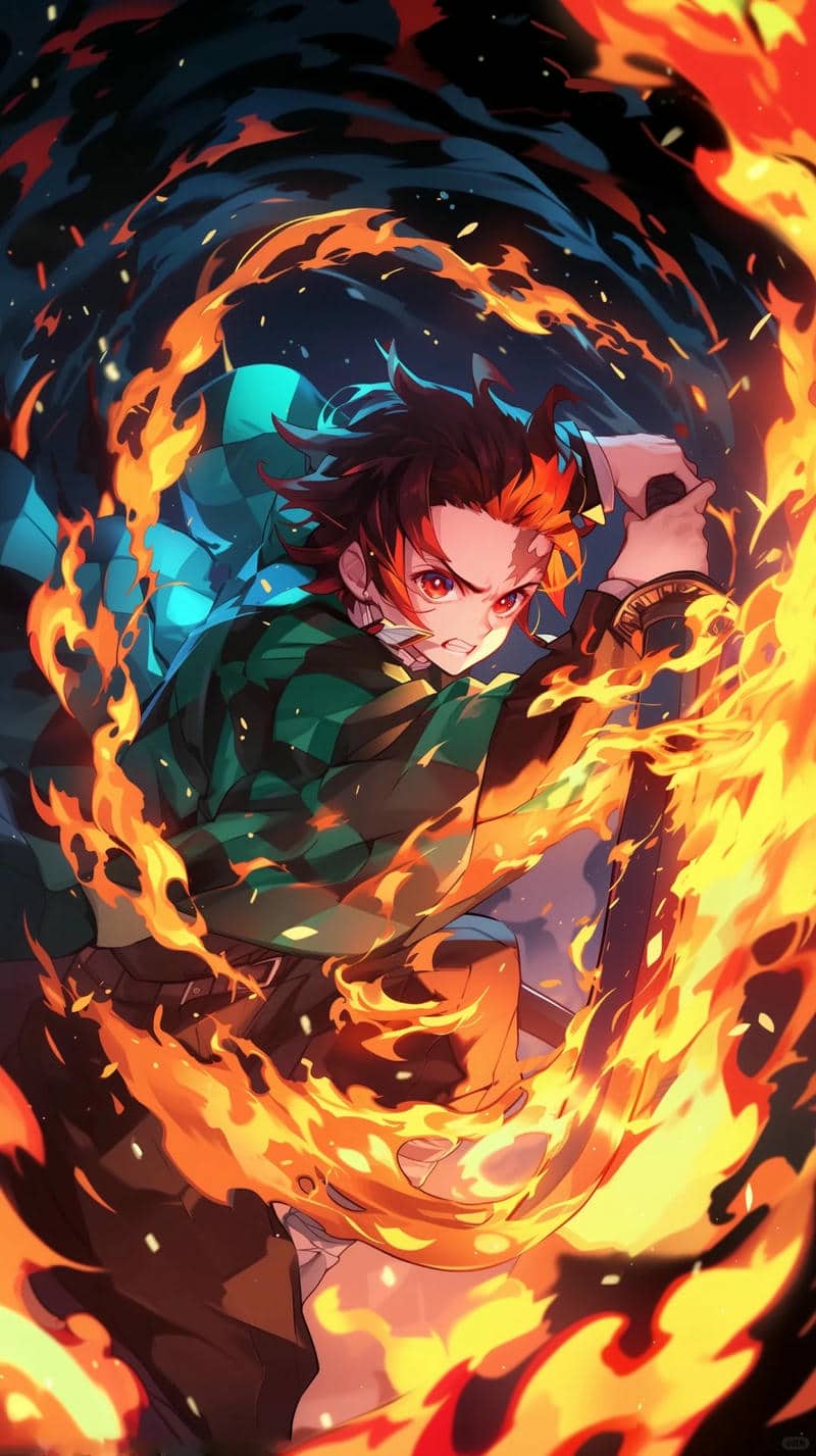 tanjiro kamado ngầu