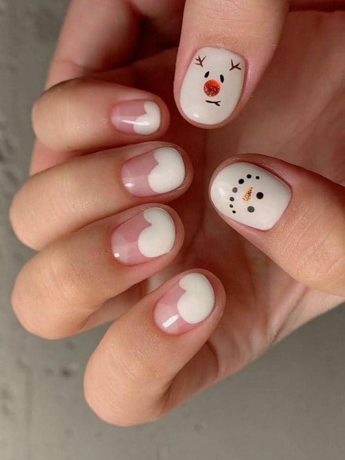 vẽ nail noel