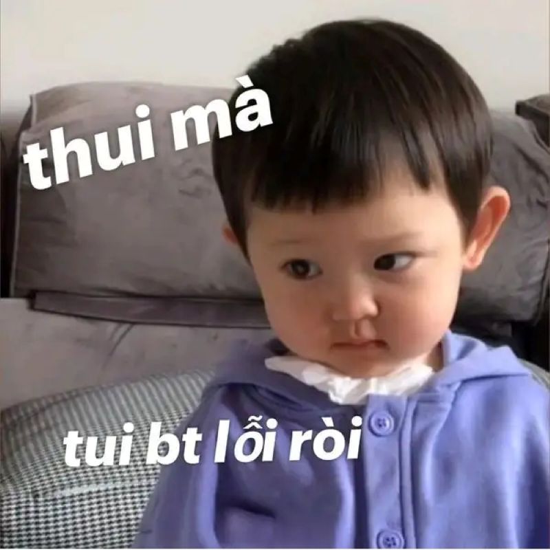 xin lỗi hài hước