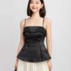 Áo Kiểu Nữ Thiết Kế 2 Dây Form Peplum AKFM42 h4