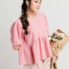 Áo Kiểu Tay Ngắn nữ Dáng Babydoll Chất Xốp