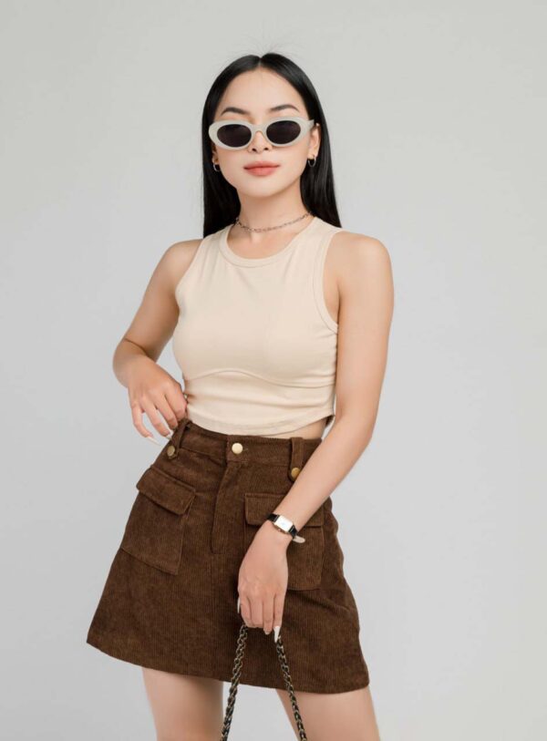 Áo Croptop Nữ Sát Nách Rã Ngực ACTFM26 h7