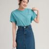 Áo Thun Croptop nữ Form Rộng 1 Túi Giả ACTFM19 h2