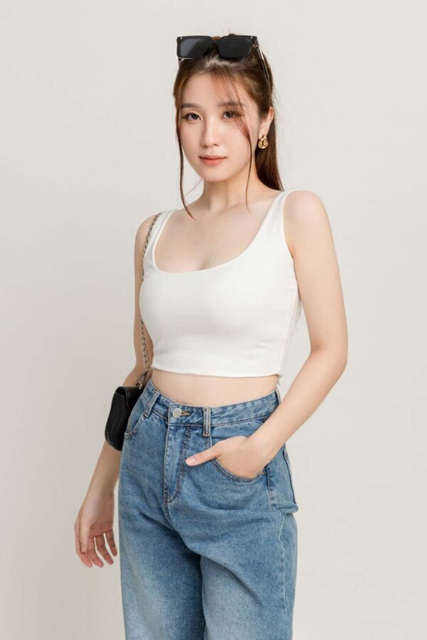 Áo Thun Croptop nữ Cổ U ACTFM23