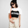 Áo Thun Croptop nữ Khoét Giữa Rockmore ACTFM27 h3