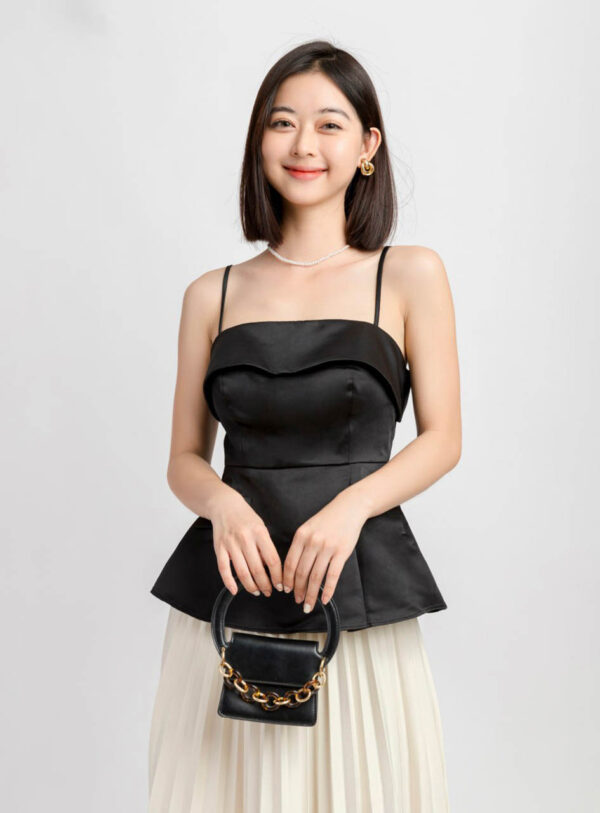 Áo Kiểu Thiết Kế Nữ 2 Dây Form Peplum