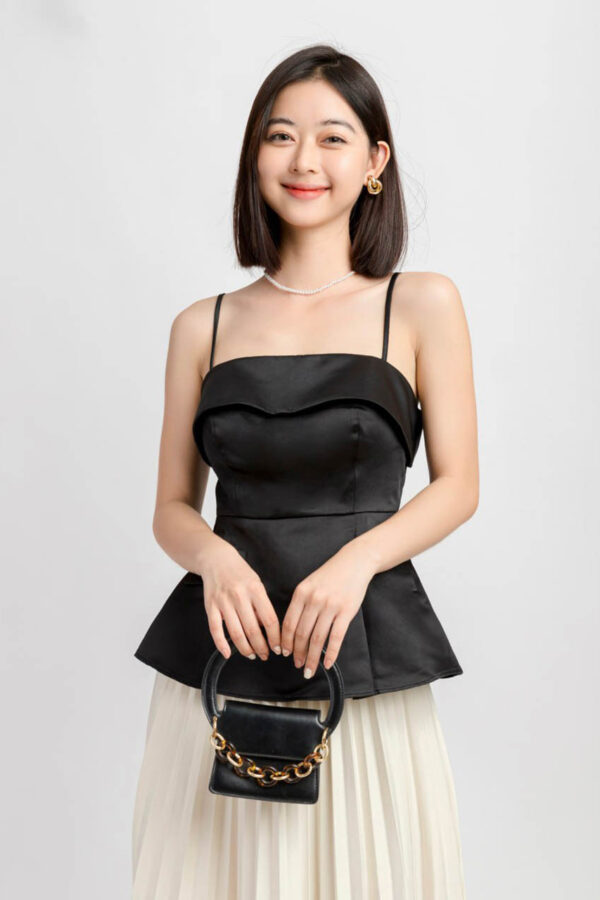 Áo Kiểu Thiết Kế Nữ 2 Dây Form Peplum